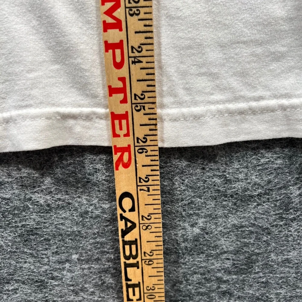 Vintage Jackson Hole Ski Patrol Avalanche Dogs T-Shirt Mens Medium White AAA